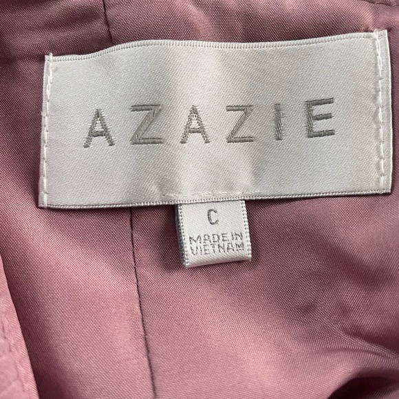 Azazie Aubrey Bridesmaid Dress Vintage Mauve - Picture 7 of 8